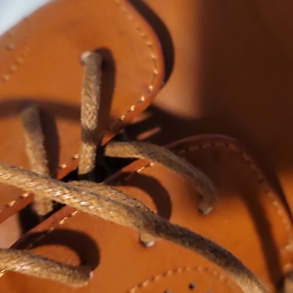 Brown leather dress shoes, 10.5 - Picture 4 of 4